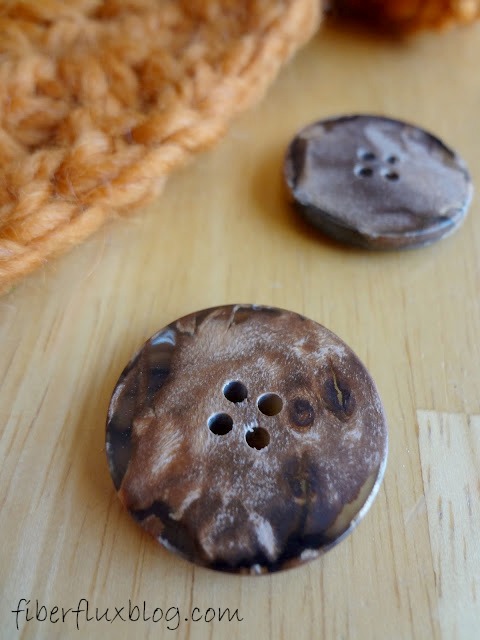 buttons for the butternut squash neckwarmer pattern