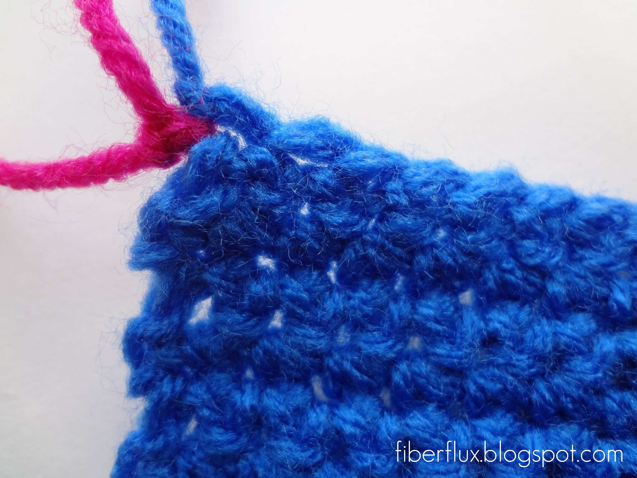 Crochet Blanket Stitch Edging