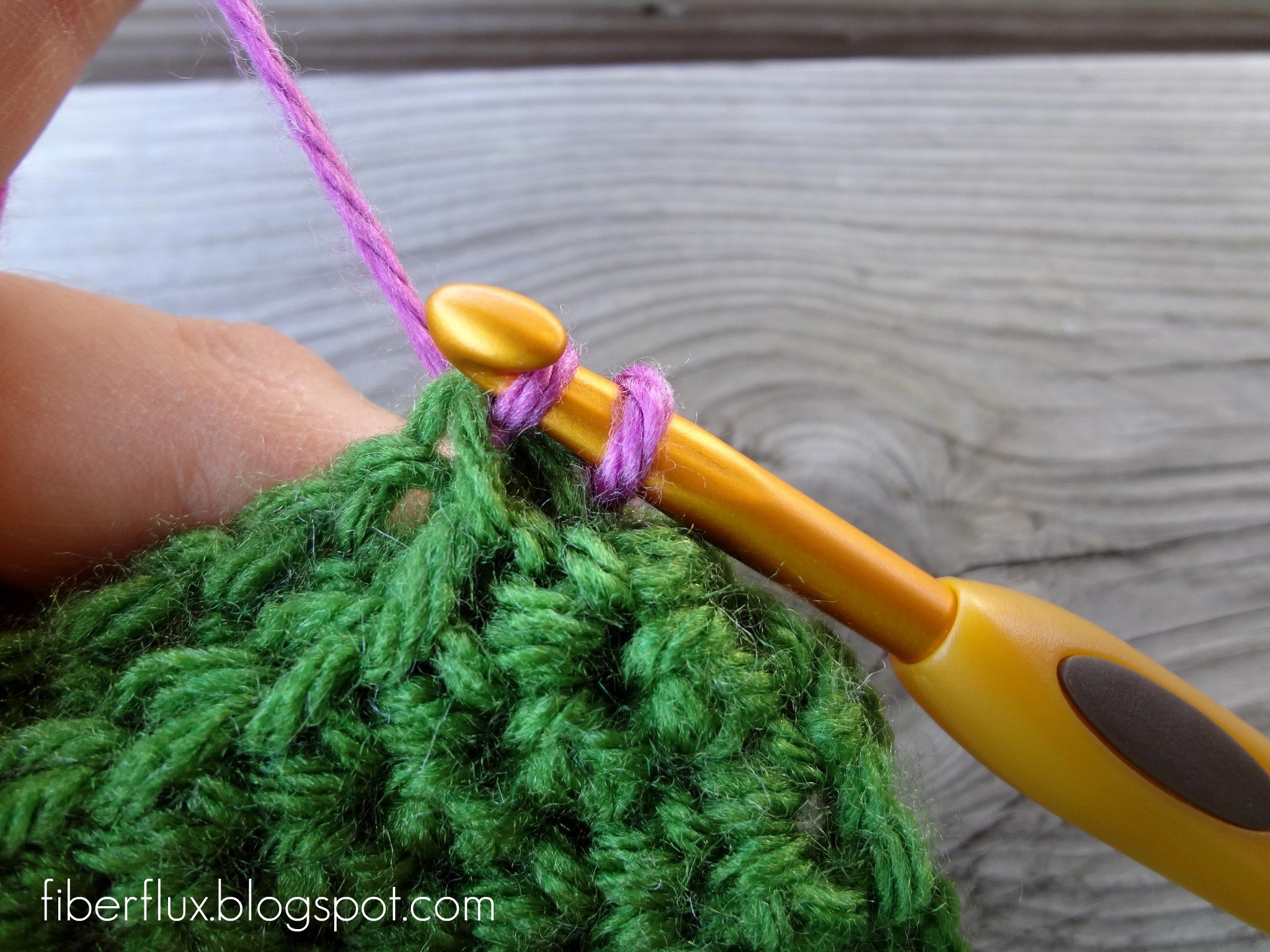 Crochet Slip Stitch Seam