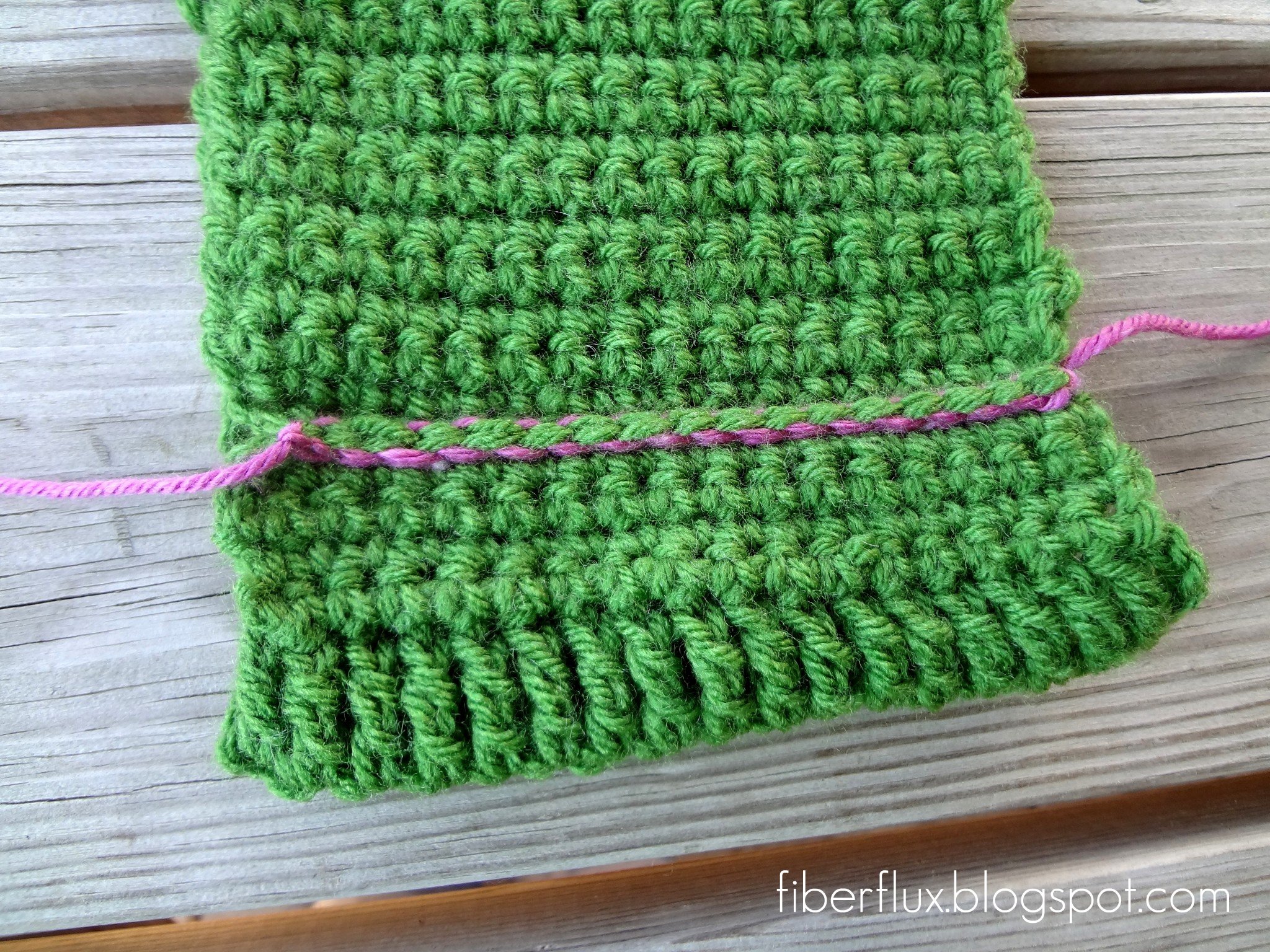 Crochet Slip Stitch Seam