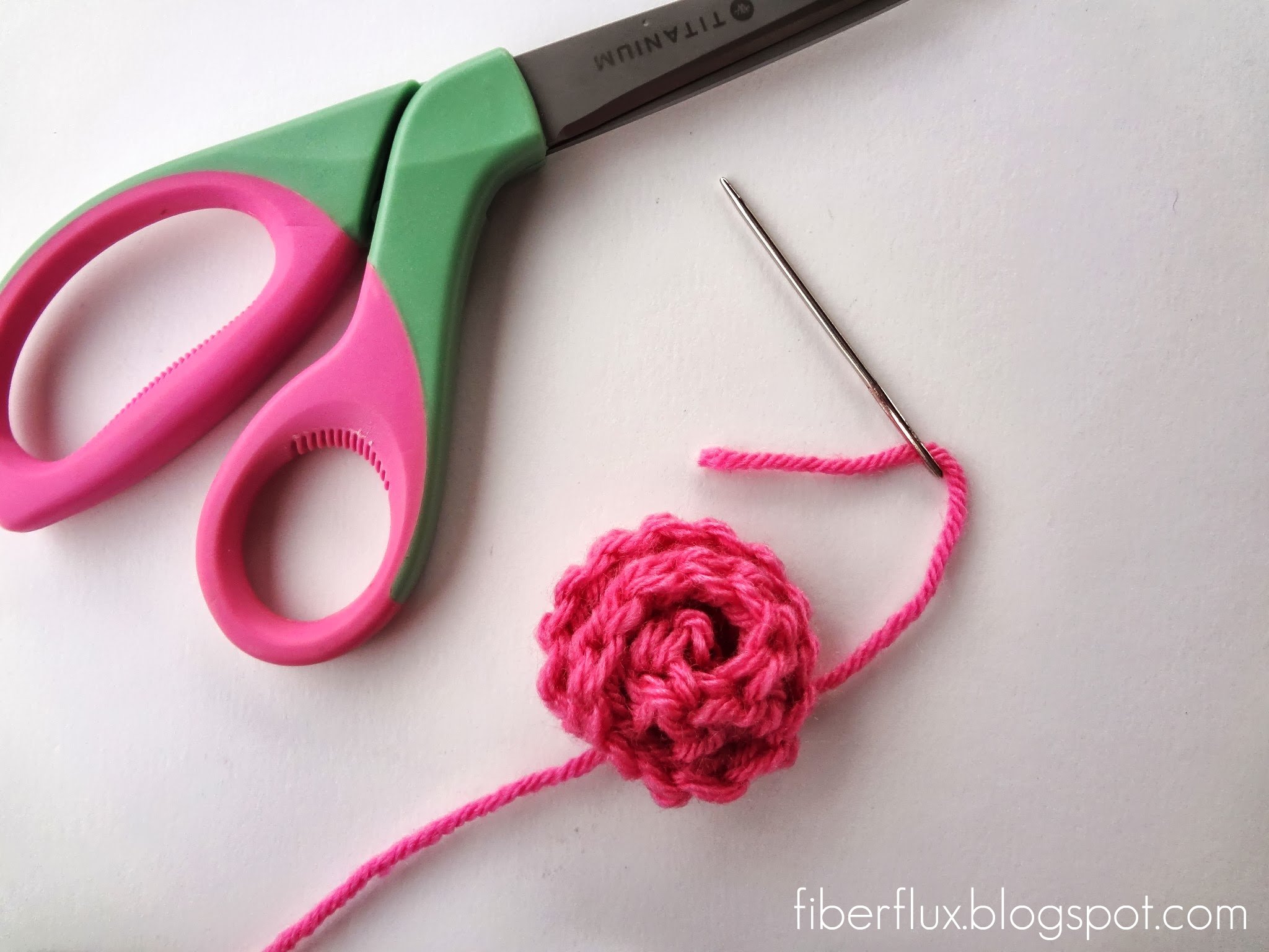 Crochet Curlicue Rose