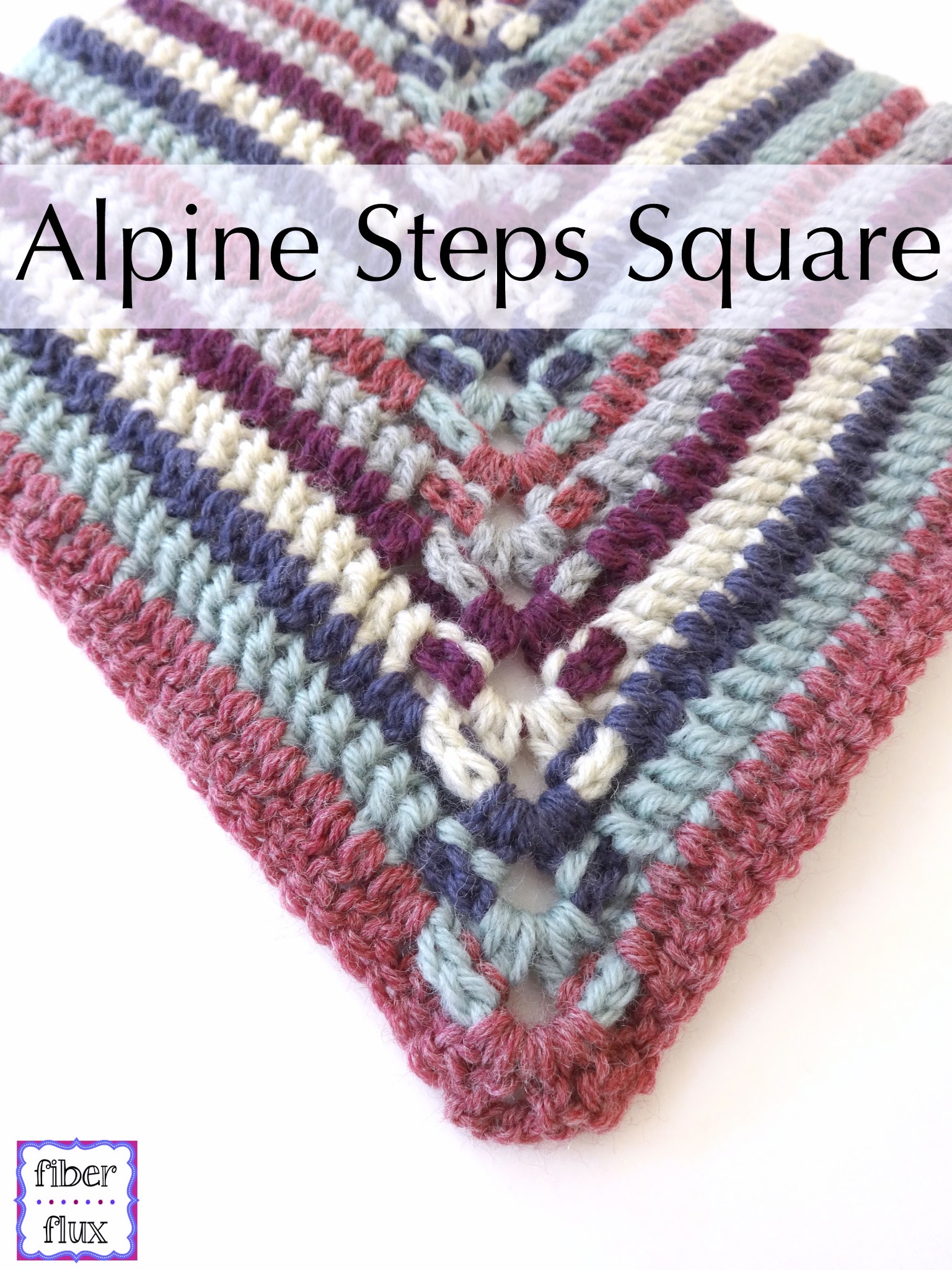 Alpine Steps Crochet Square
