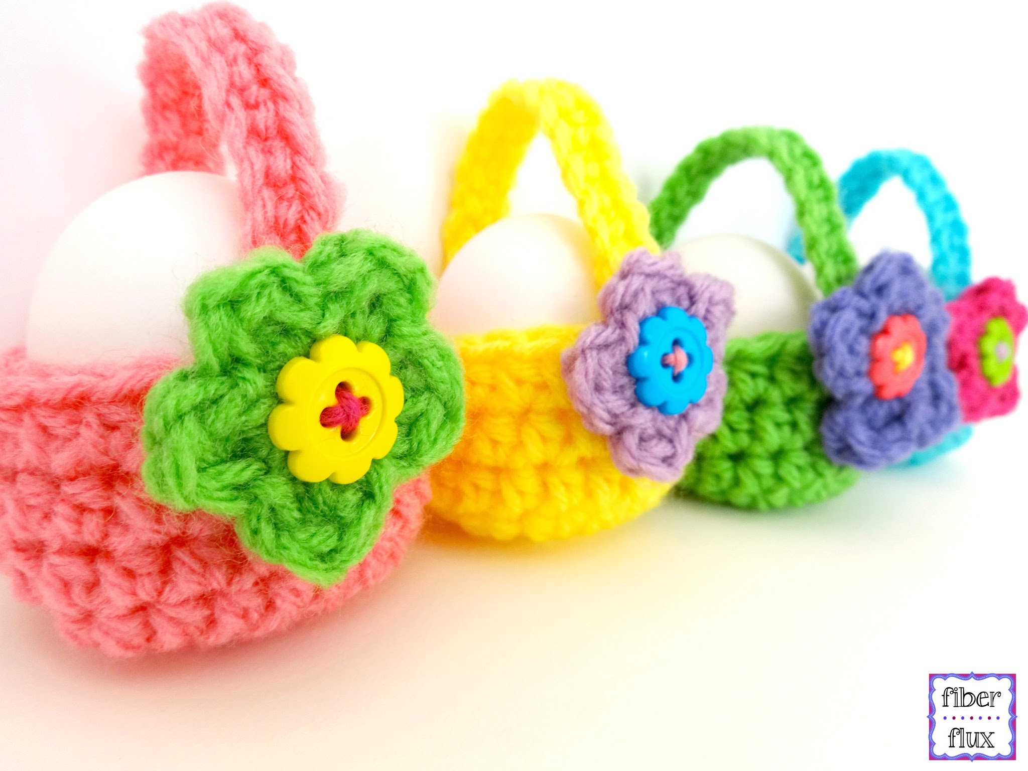 Little Egg Crochet Baskets