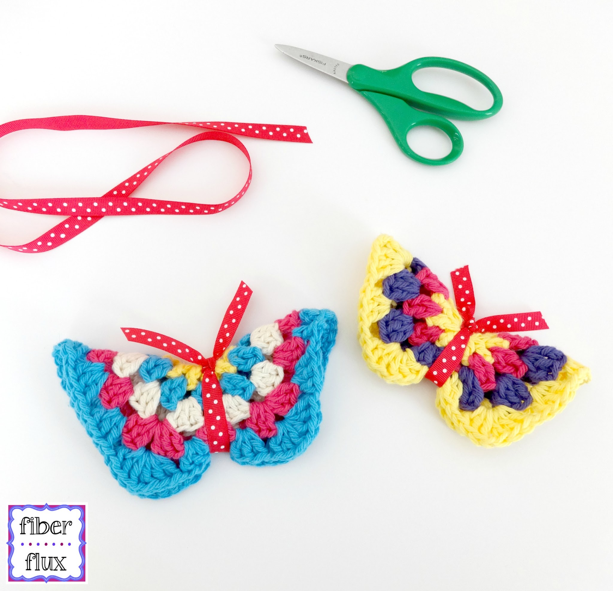 Crochet Granny Hexagon Butterfly