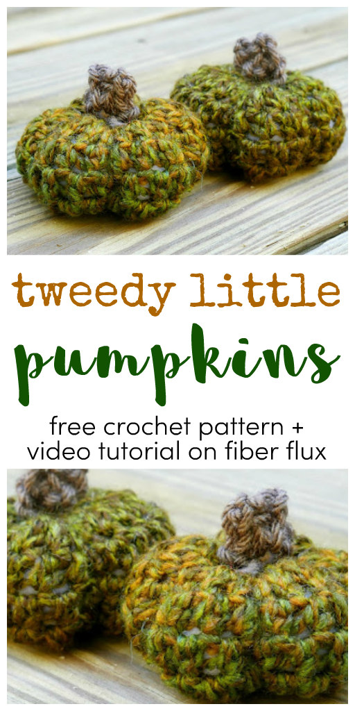 Tweedy Little Crochet Pumpkins