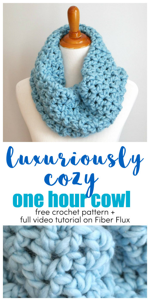 One Hour Crochet Cowl