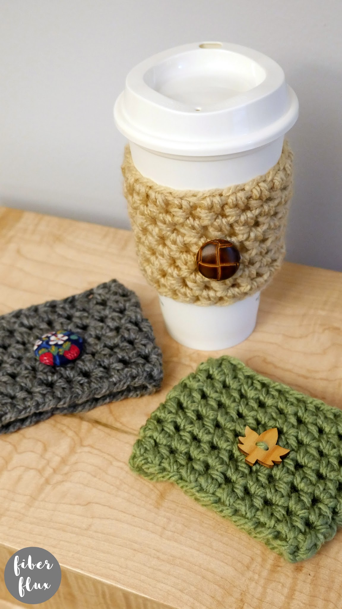 Quick Gift Crochet Coffee Cozy
