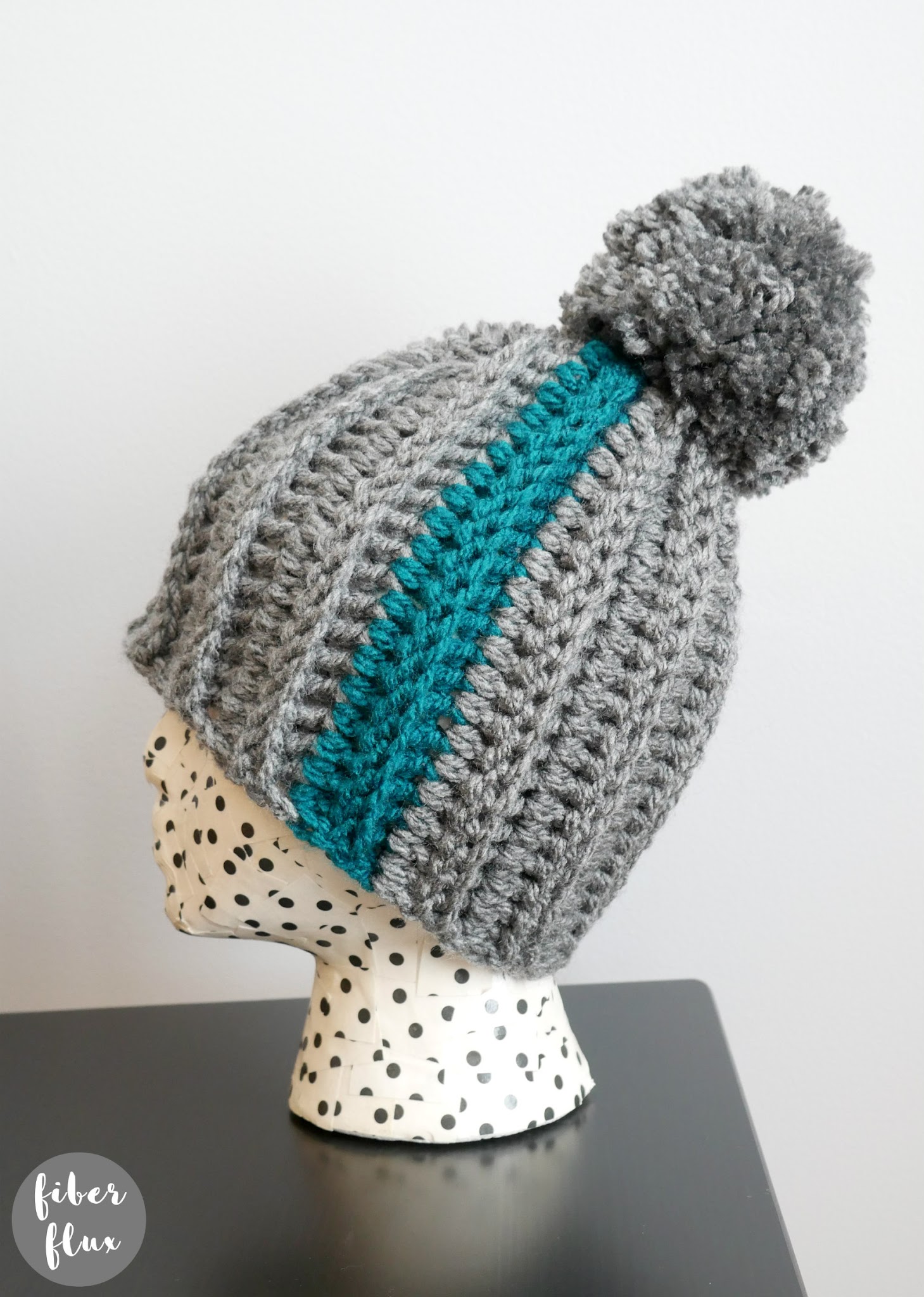 Quick Gift Crochet Pom Hat