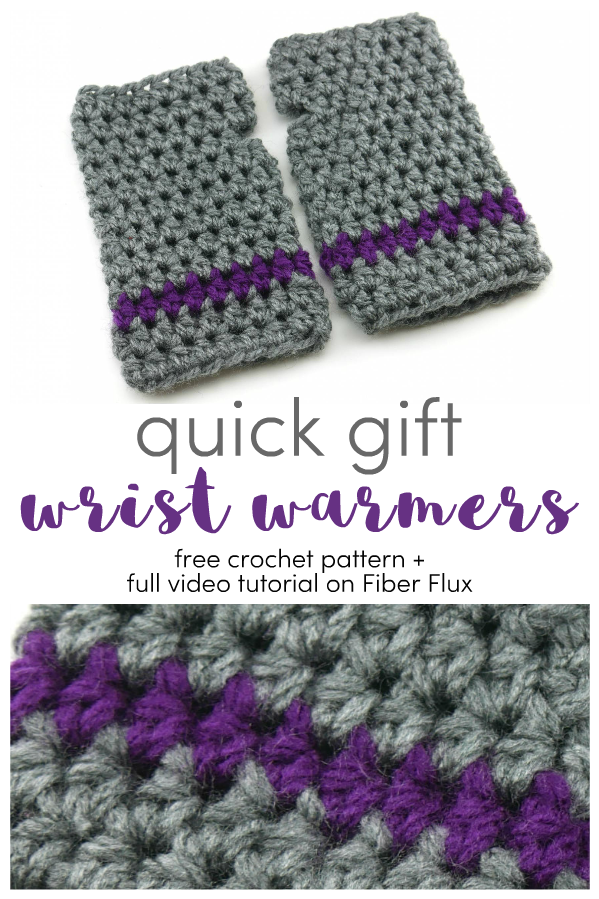 Quick Gift Crochet Wrist Warmers