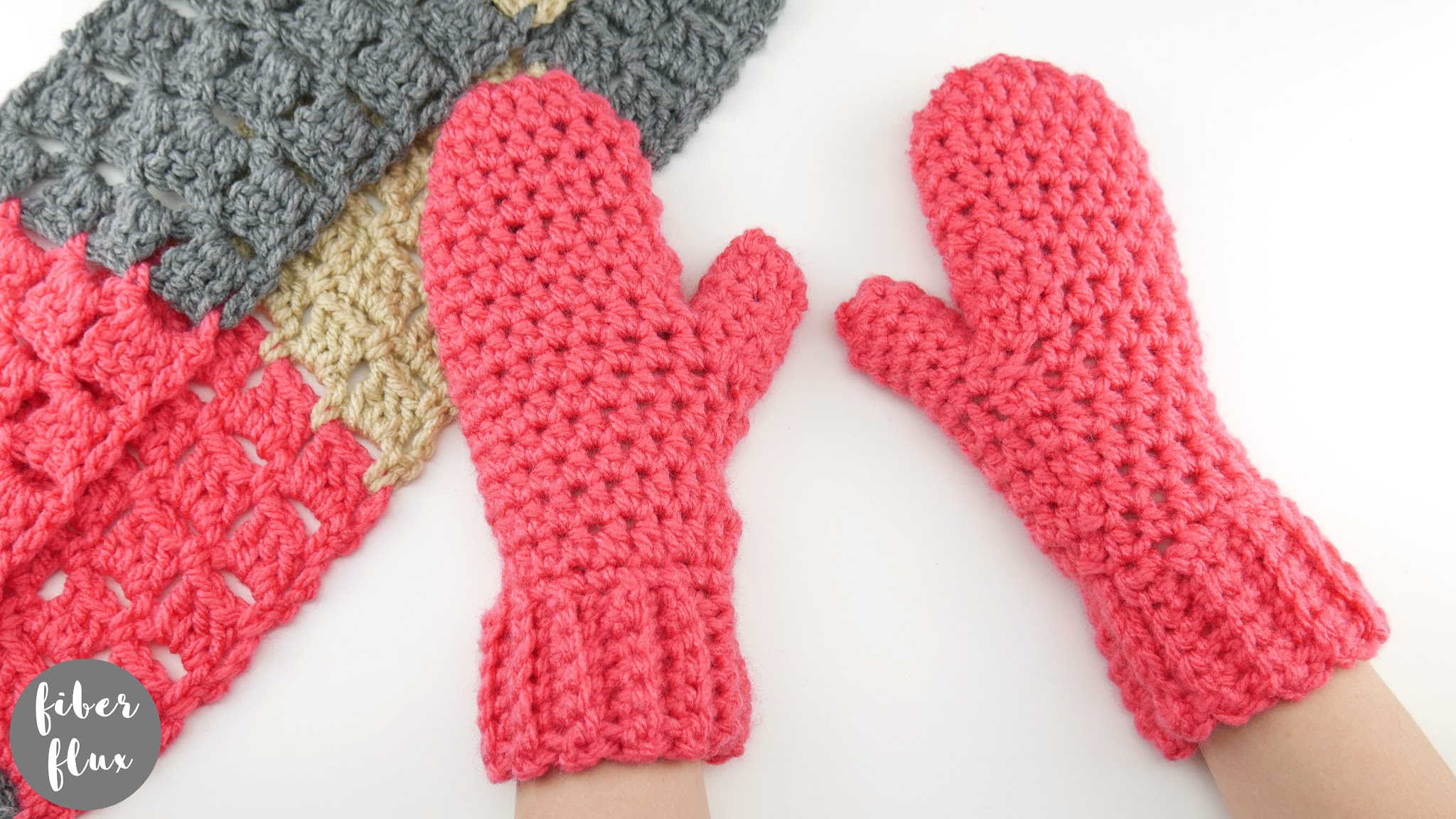 Quick Gift Crochet Mittens