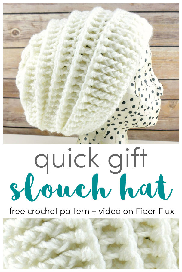 Quick Gift Crochet Slouch Hat
