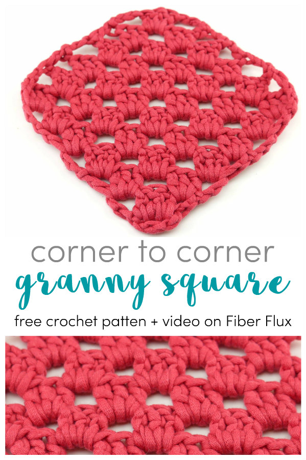 Corner To Corner Crochet Granny Square