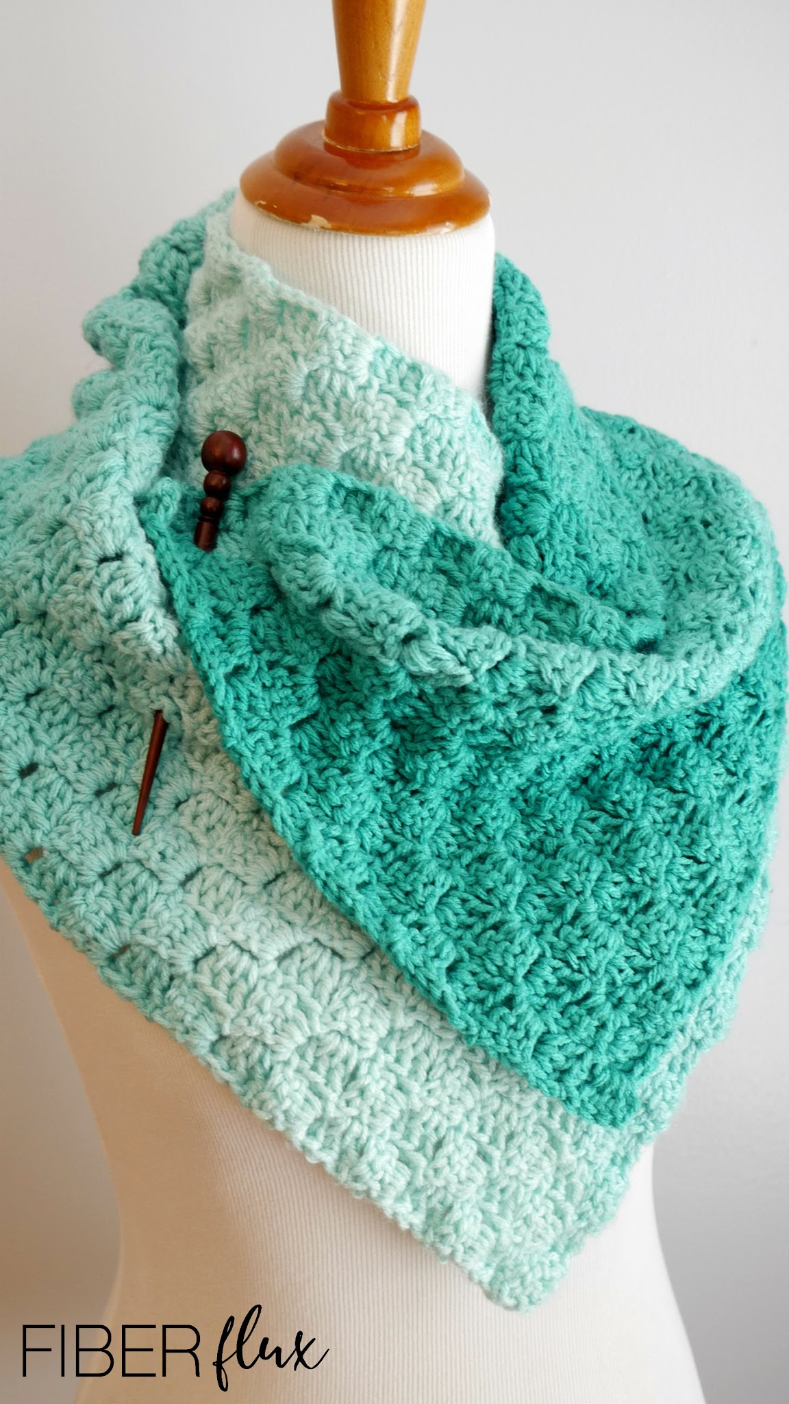 Rainflower Crochet Shawlette