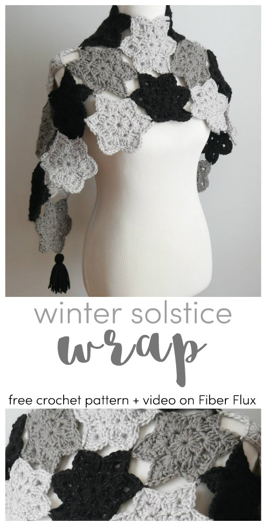Winter Solstice Crochet Wrap