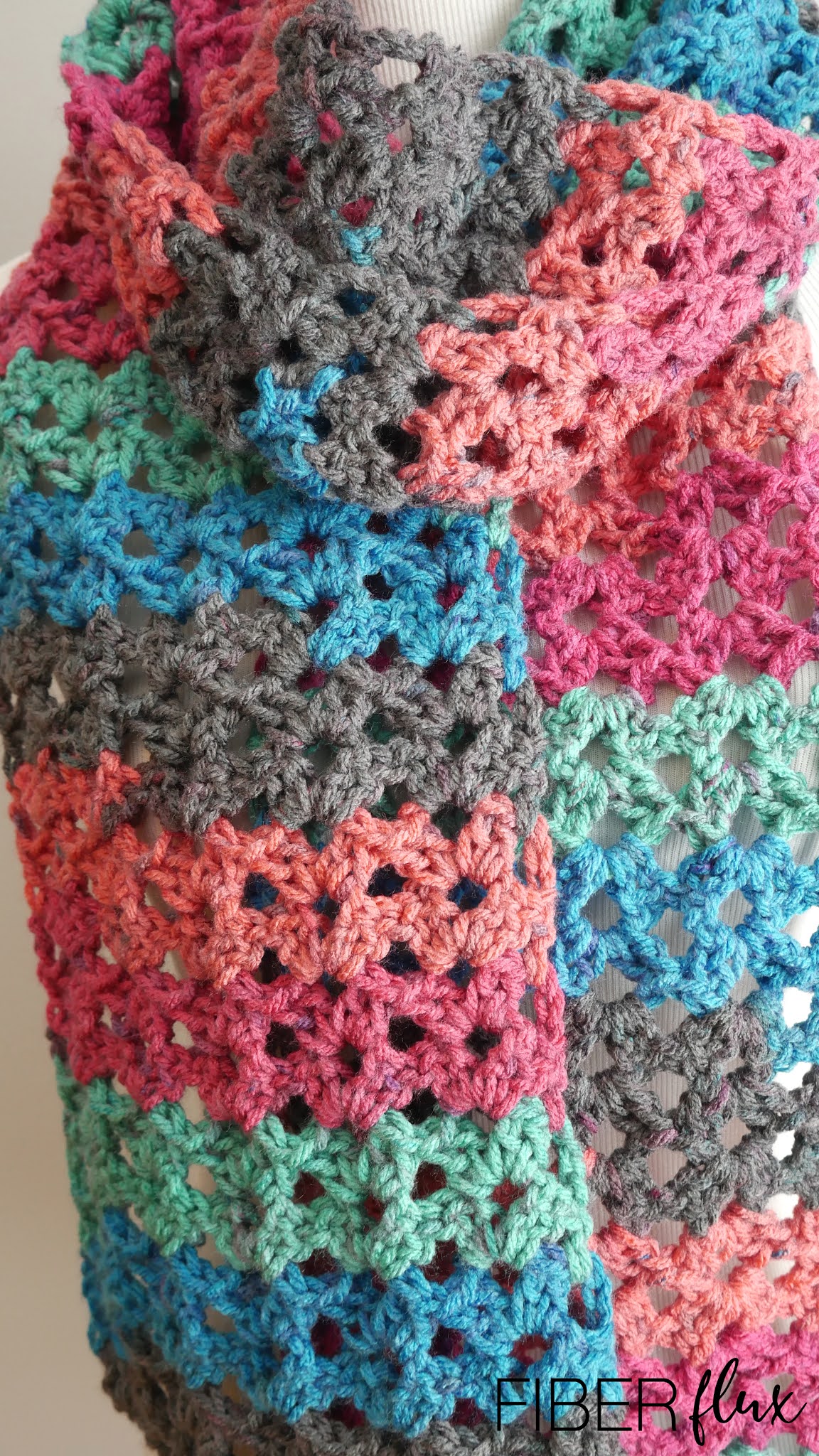Take It Easy Crochet Scarf