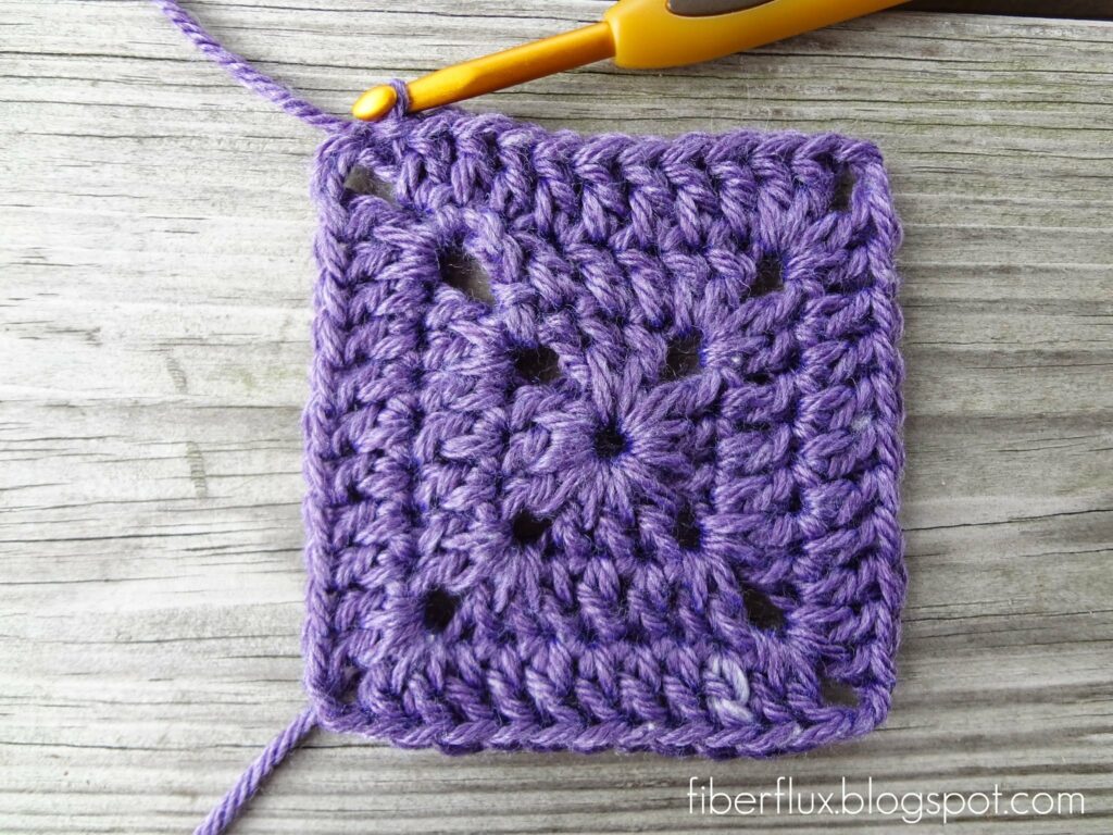 Crochet Solid Granny Square