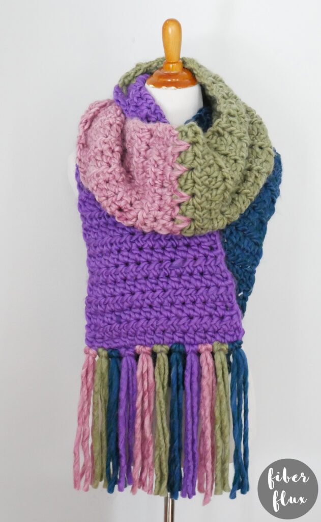 Cozy Winter Mega Crochet Scarf