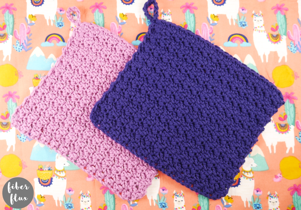 Suzette Stitch Crochet Dishcloth