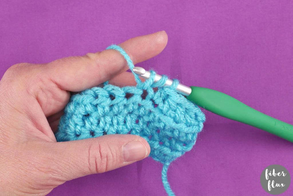Half Double Crochet Two Together