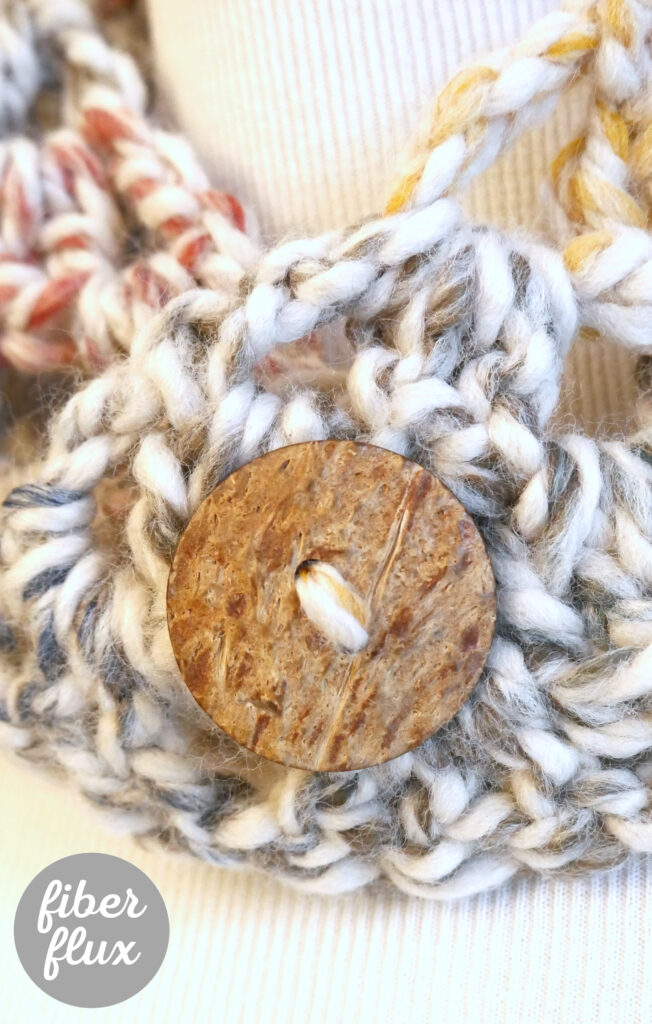 One Hour Crochet Button Cowl, Free Pattern + Video Tutorial ...